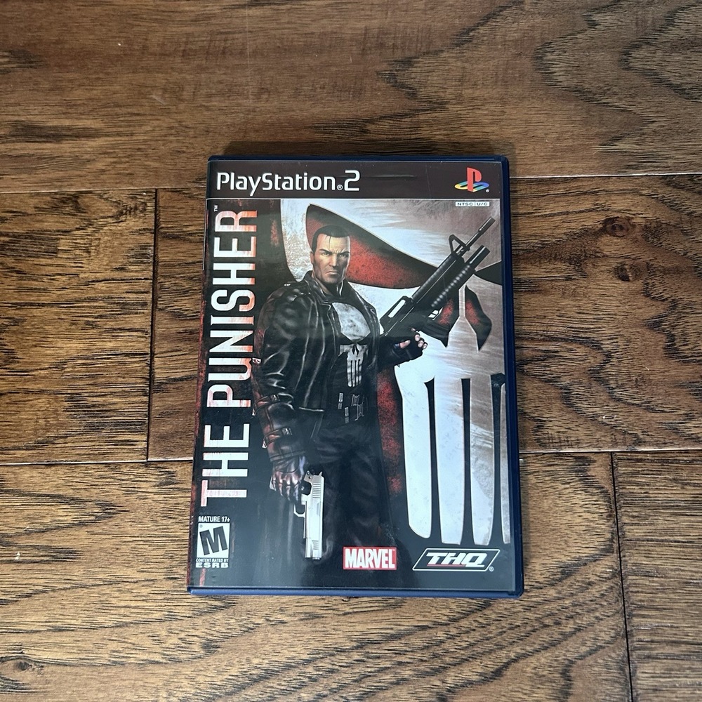 The Punisher Sony PlayStation 2 PS2 2005 Marvel THQ Video Game No Manual